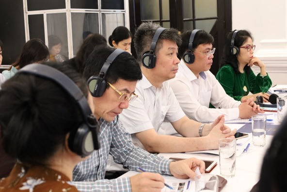 Participants at the consultation workshop on 14 April, 2023. @Photo by IOM Viet Nam.